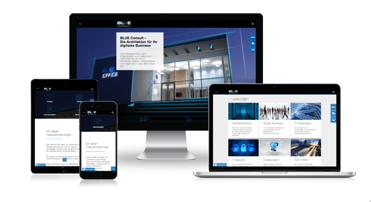 Betreuung der TYPO3 Homepage für BLUE Consult GmbH Betreuung der TYPO3 Homepage für BLUE Consult GmbH